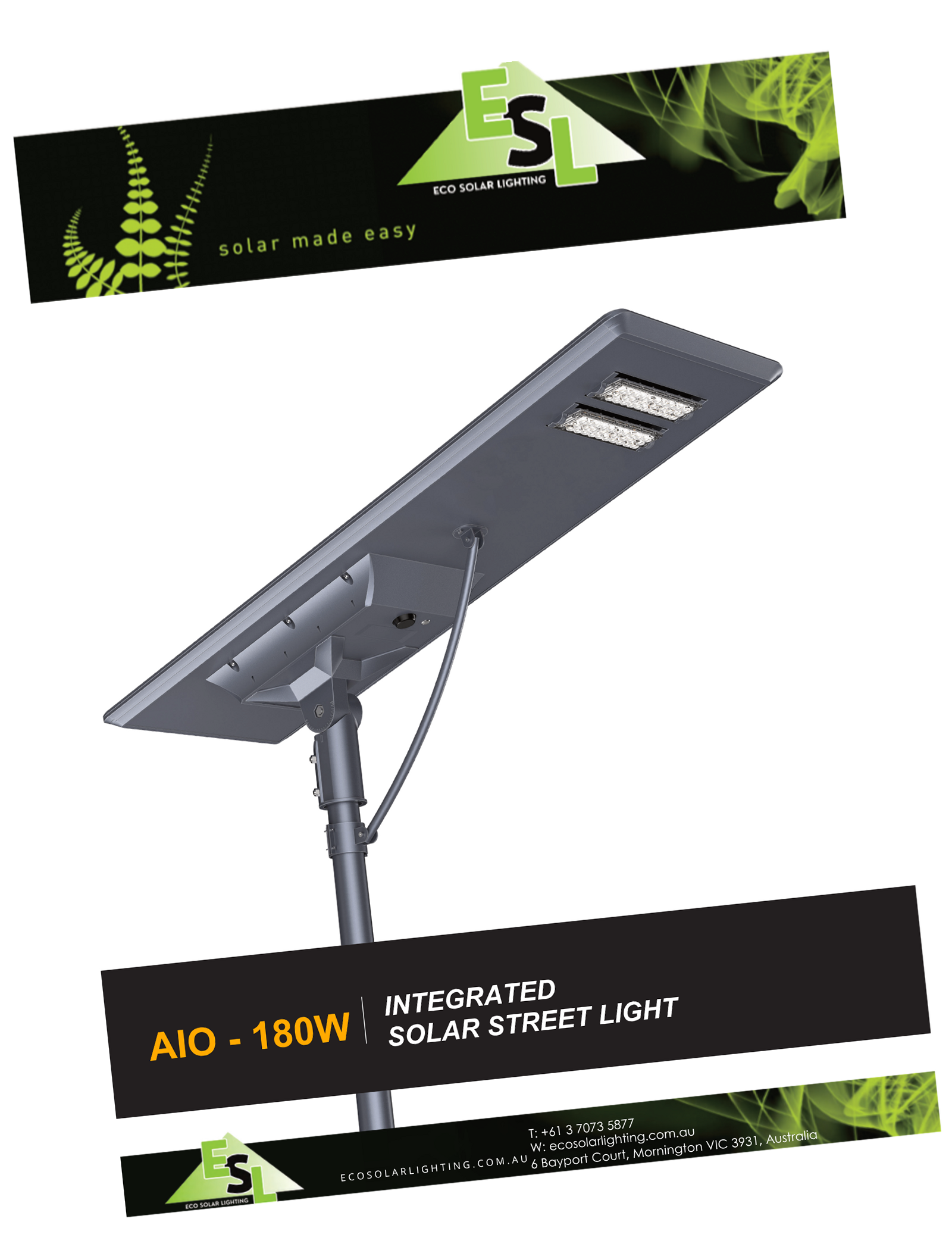 Integrated Solar Street Light Brochure
