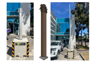 Telescopic / Pneumatic solar light pole